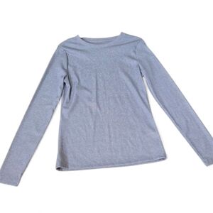 a new day Light Purple Shimmer Long Sleeve Women's Top